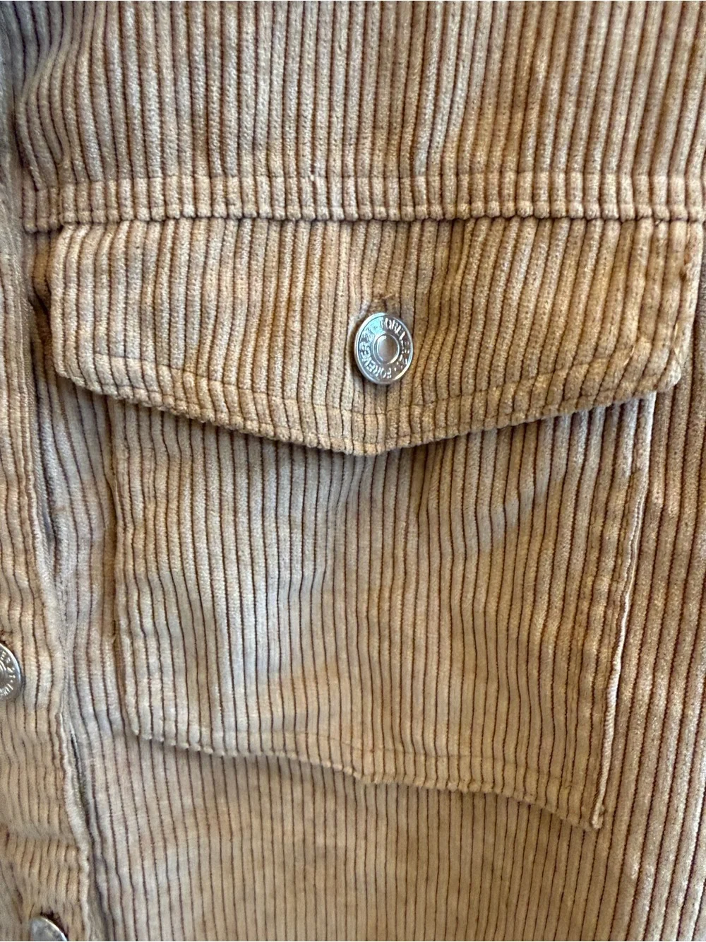 Forever 21 Tan Corduroy Shacket Jacket